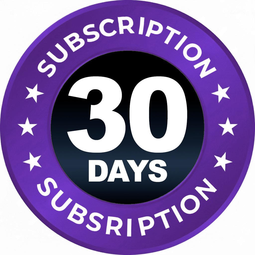 30 days subscription